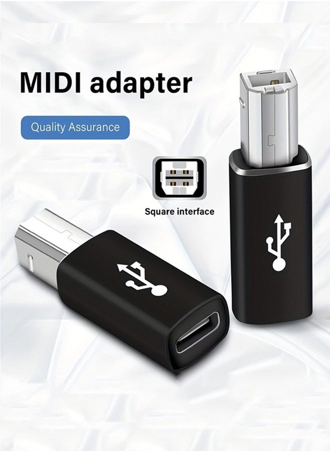 Generic - Unlock Your Creativity with a USB Type C Printer Adapter Midi Electric Piano Synth Driver Dock Fax Scanner - Image 1