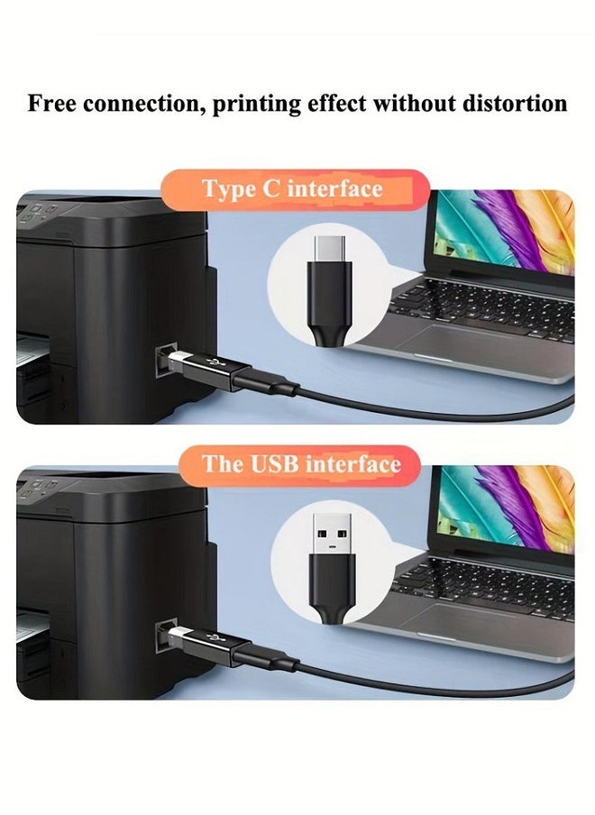 Generic - Unlock Your Creativity with a USB Type C Printer Adapter Midi Electric Piano Synth Driver Dock Fax Scanner - Image 1