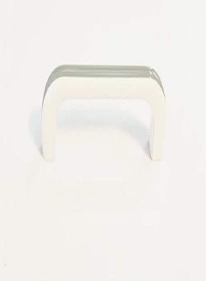 Kitchen Cabinet Handle Zipper Handle White In Gray Spanish Made Size 70Ml 7Cm Handle Height 2Cm - Image 2