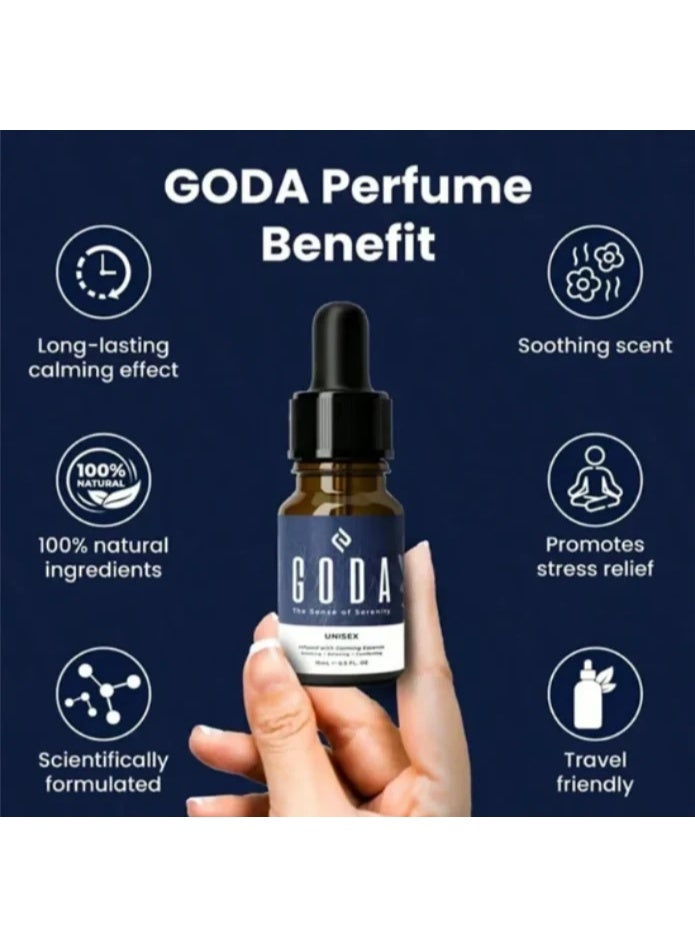 GODA Unisex Perfume  – Long-Lasting Lavender & Chamomile | Vegan | 15ml - Image 3
