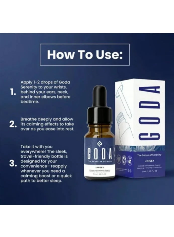GODA Unisex Perfume  – Long-Lasting Lavender & Chamomile | Vegan | 15ml - Image 4