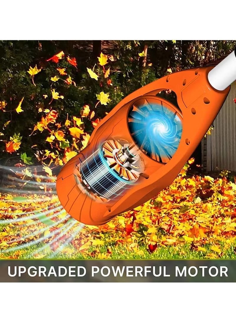BlueFire Foldable Cordless Leaf Blower 29,000RPM – 63m/s High-Speed Handheld Electric Snow Blower with 3000mAh Rechargeable Battery & Fast Charger | Lightweight 945g Portable Lawn & Garden Cleaning Tool | Multifunctional Leaf, Snow, Dust & Car Dryer Blower | Space-Saving Extendable Design (92cm to 45cm) – Powerful 400W Motor, Ergonomic Grip, Long-Lasting Performance for Outdoor & Indoor Cleaning - Image 3