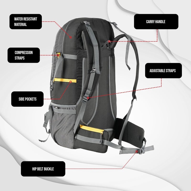 TRAWOC INVICTUS 60L Travel Backpack - Image 5