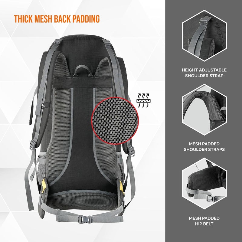 TRAWOC INVICTUS 60L Travel Backpack - Image 3
