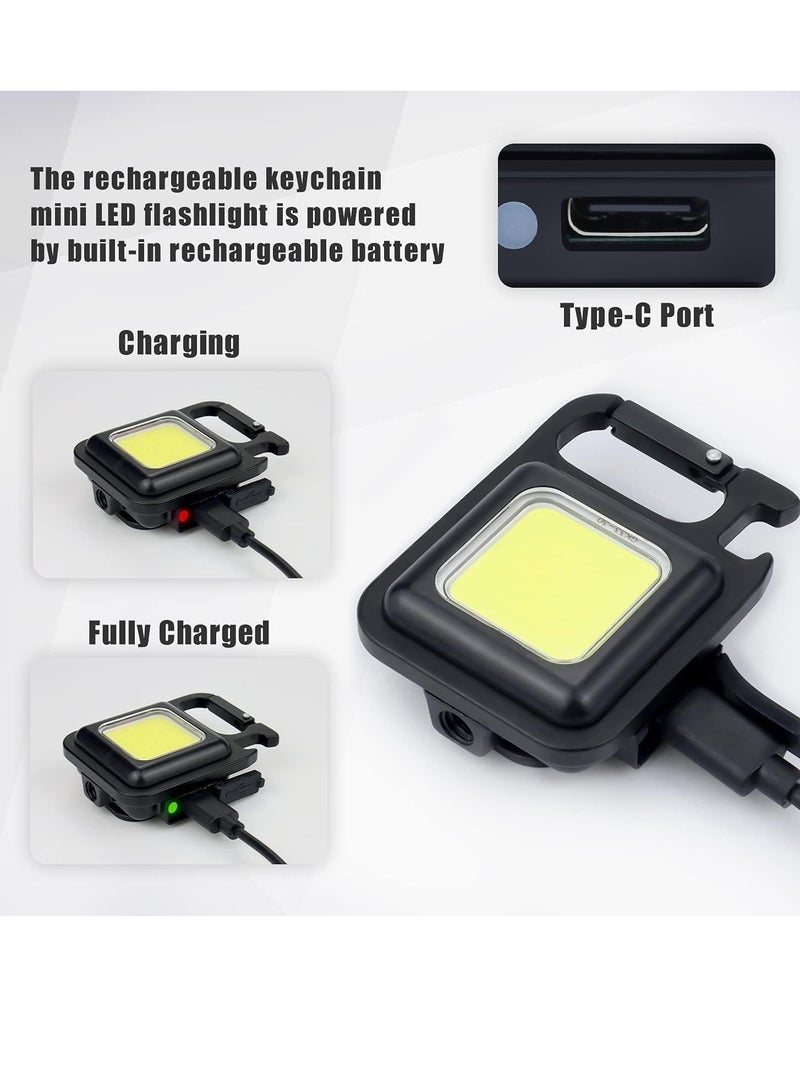 Illuminate Any Adventure Rechargeable 800 Lumens Mini Flashlight - Pack of 2 for Ultimate Portable Brilliance and Endless Exploration  - Image 5