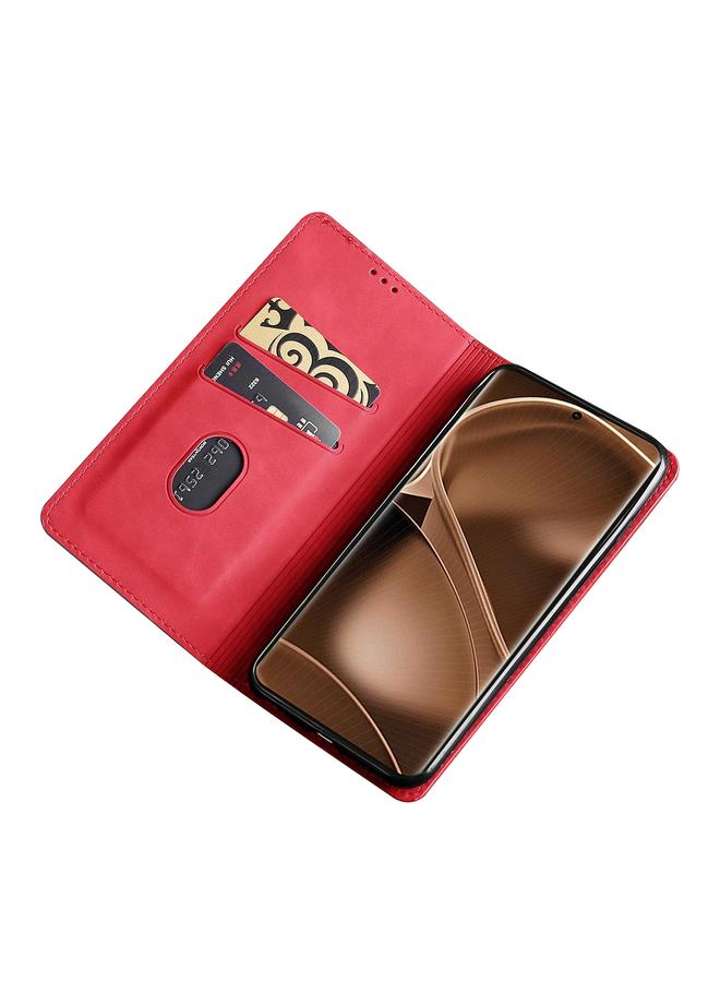 S-TOP Case For Honor Magic5 Pro Skin Feel Magnetic Horizontal Flip Leather Phone Case - Image 5