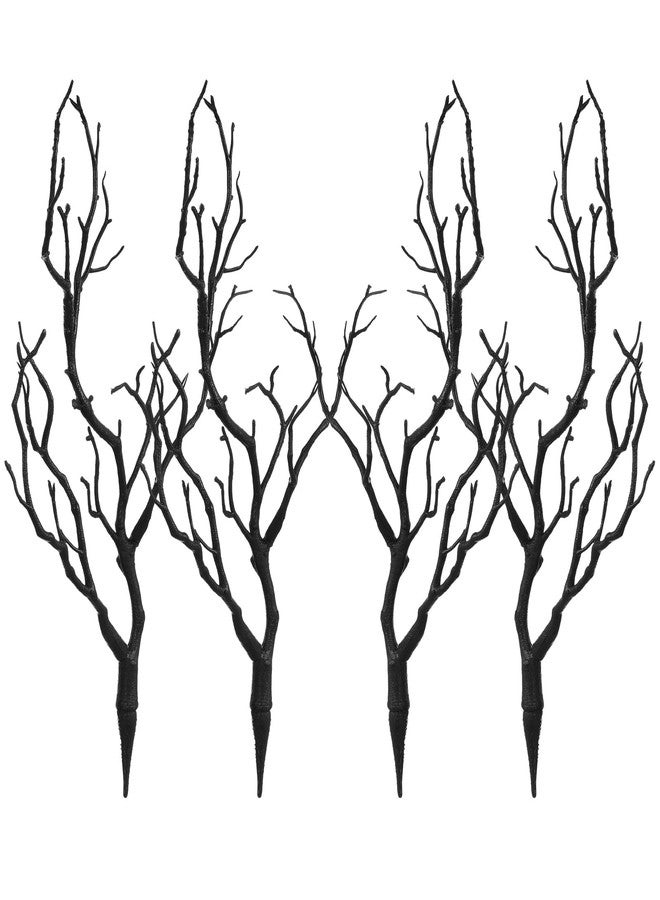 Garneck 8 Pcs Faux Antler Accessories Black Wedding Decor Halloween Props Black Decorations DIY Tree Twigs Witch Wedding Decor Vase Decor Simulation Branches Fake Dried Branches Filling - Image 1