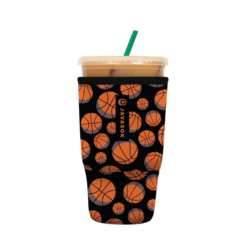Sok It Java Sok Iced Coffee & Cold Soda Insulated Neoprene Cup Sleeve (Slam Dunk  Large: 30-32oz) - Image 1