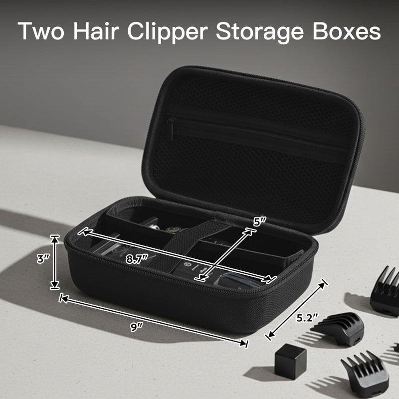 SMYV Barber Bags for Clippers and Supplies, Mens Hair Trimmers Box, Portable Clipper Storage Case for Barber Accessories (Case Only) - Image 2