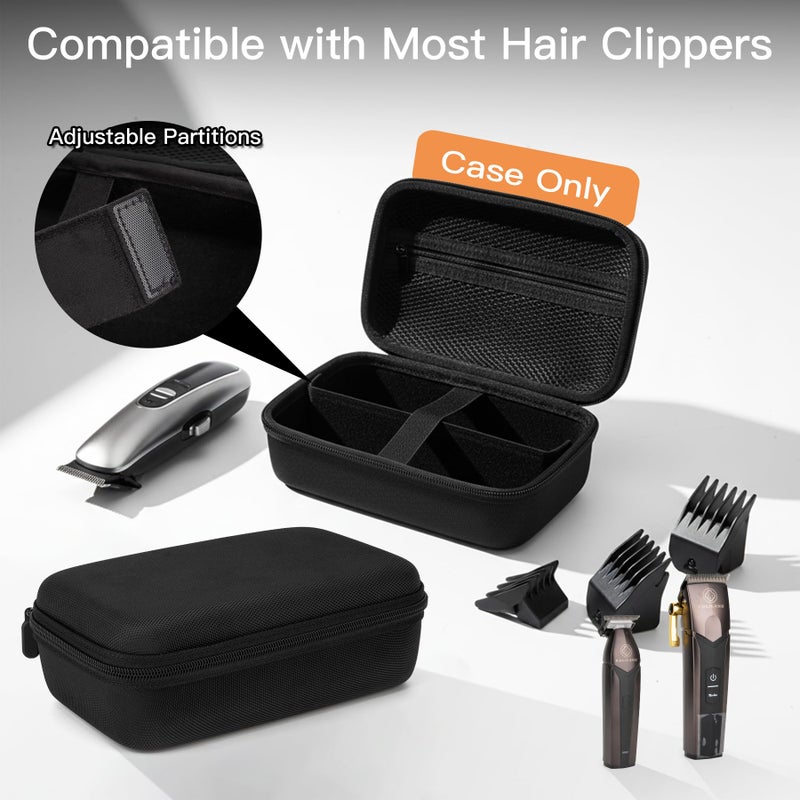SMYV Barber Bags for Clippers and Supplies, Mens Hair Trimmers Box, Portable Clipper Storage Case for Barber Accessories (Case Only) - Image 3