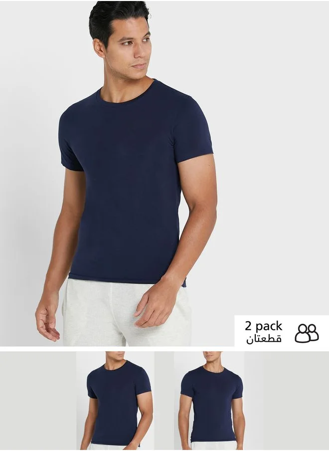 POLO RALPH LAUREN 2 Pack Essential Crew Neck T-Shirt