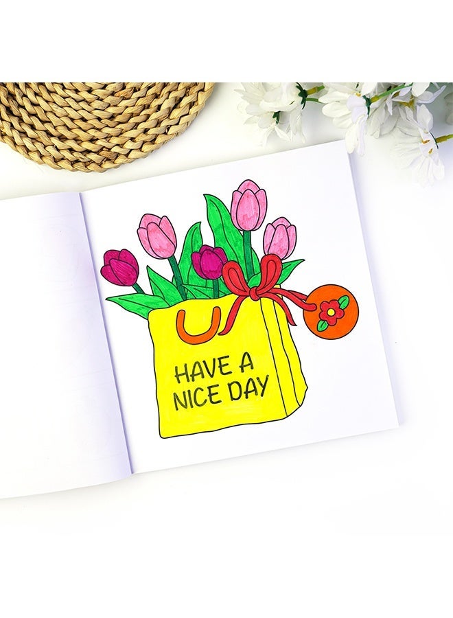 Lemon 40 Pages Children's Doodle Book, for Coloring and Drawing,  Wall Stickable, Thick Paper for Art Fill-In, Perfect for School, Students, Stationery, and Learning Supplies - Image 4