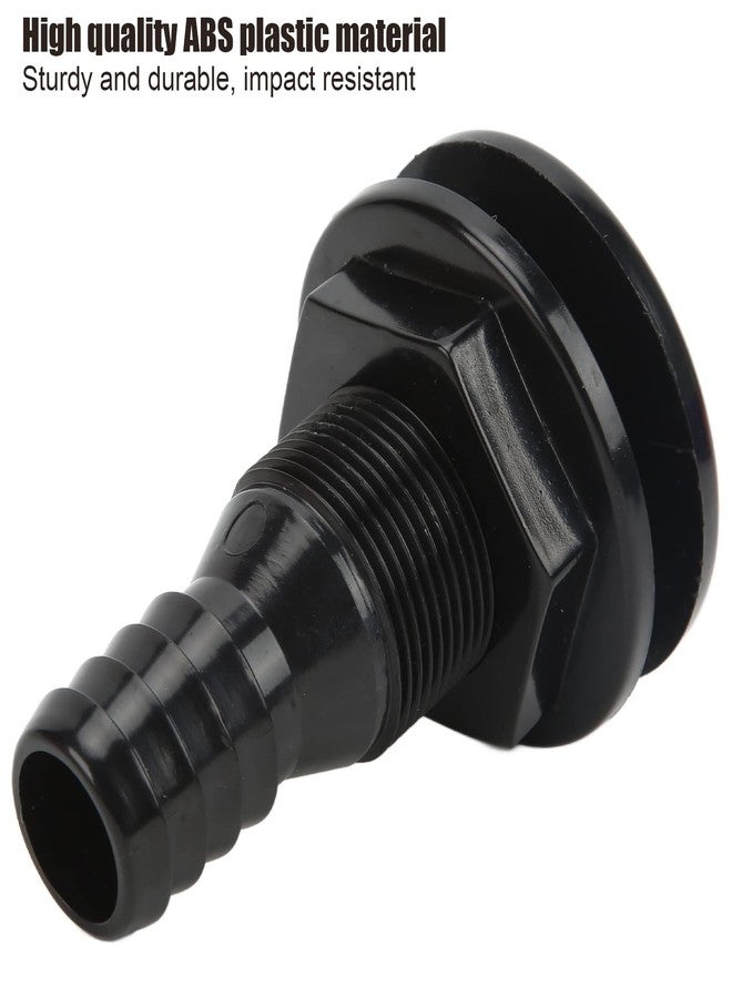 Keenso 1in Thru Hull Fitting, Marine Thru Hull Exhaust Fittings Boat Through Hull Connection for Boat,RSV - Image 2