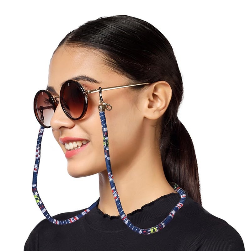 VIVID vision Unisex Adult Fabric Eyeglass Holder Strap Cord | New Chain Adjust on Sunglasses | Anti-slip Retainer Lanyard String Eyewear Frame | CH-125 - Image 5