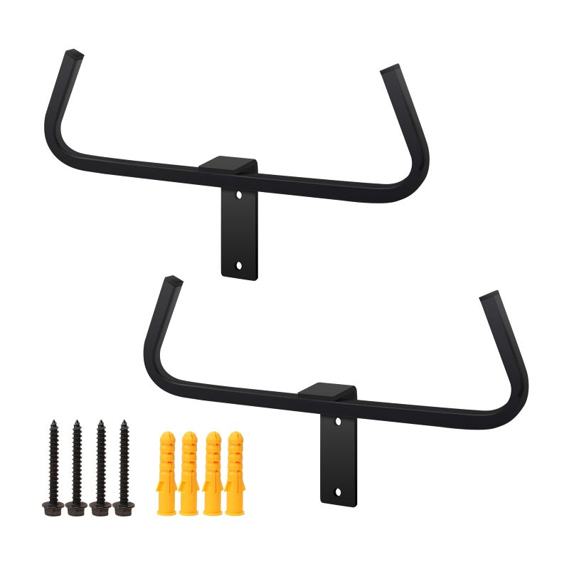 LHERUT Backpack Sprayer Wall Mount Rack Hanger Backpack Leaf Blower Rack Holder Garden Tool Garage Organizer and StorageBackpack Storage Tactical Gear Stand 2 PCS - Image 2