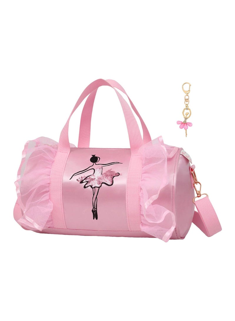 Cute Ballet Dance Bag Gym Travel Duffle Bag Girls Ballet Short Dress Dress Bag - Image 1