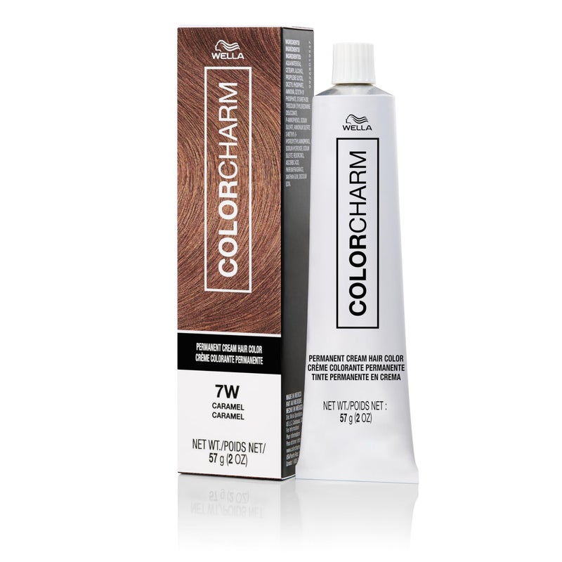 COLORCHARM لون دائم كريم للشعر من COLORCHARM، 7W كراميل، 2 oz. - Image 1
