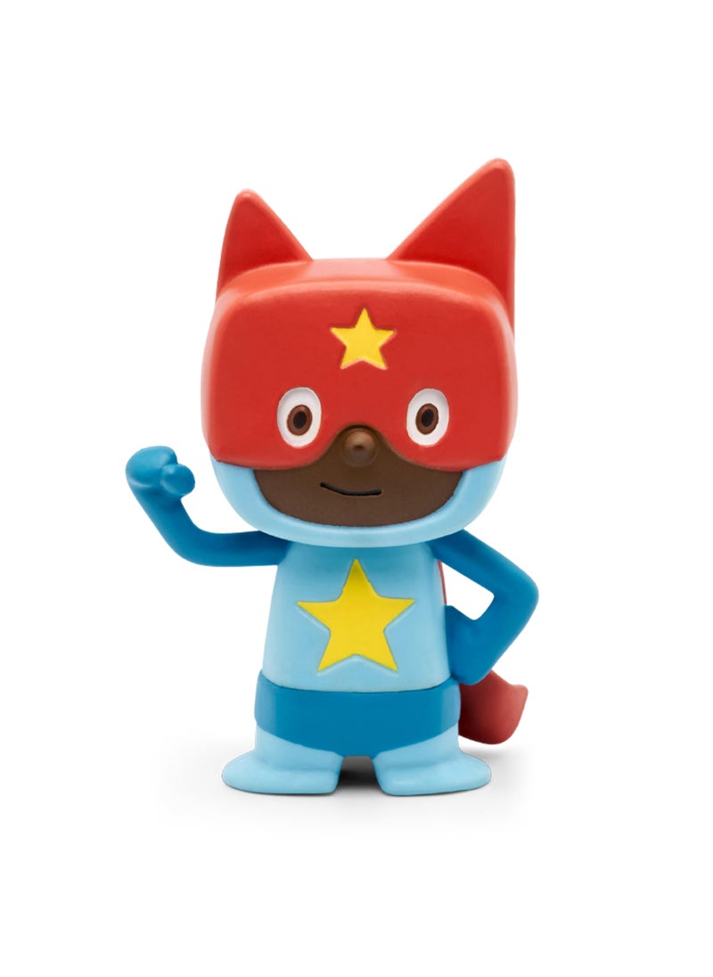 Tonies Tonies Superhero Creative Audio Character - Record and Upload up to 90 Minutes of Your Own Stories and Songs - Blue/Red  - Image 1