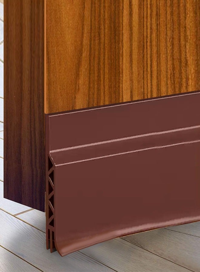 FAVZCBVIN Door Draft Stopper Under Door Seal，Door Sweep for Exterior & Interior Doors, Door Bottom Draft Blocker Dust and Noise Insulation 120x2x5cm - Image 1