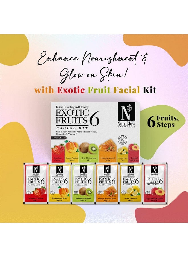 NutriGlow Natural_x0019_s Exotic Fruit Facial Kit with Honey, Vitamin E for Radiant Glow,Pack of 2 (60 Gm Each) - Image 2