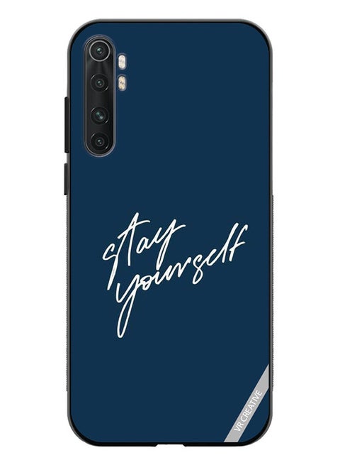Protective Case Cover For Xiaomi Mi Note 10 Lite Stay Yourself Design Multicolour