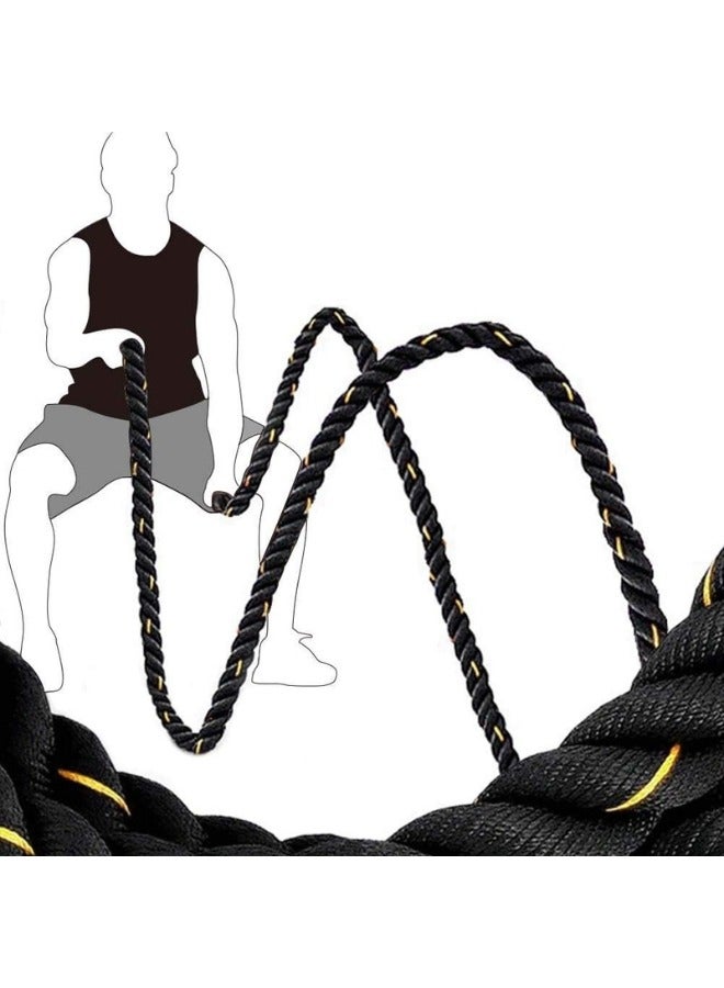 كانجرو حبل تدريب لتمارين المعركة ٧ متر – للتمارين الرياضية، القوة، كروس فيت، الصالة الرياضية والتدريب الوظيفي - Image 4