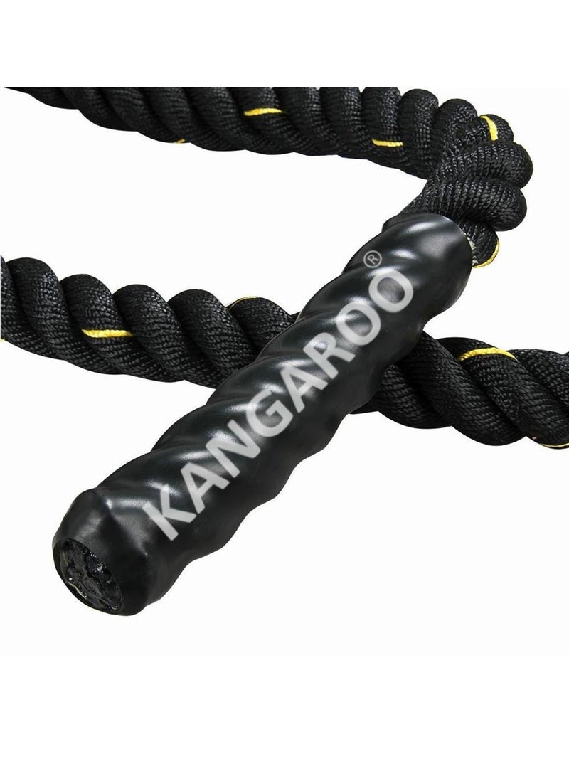 كانجرو حبل تدريب لتمارين المعركة ٧ متر – للتمارين الرياضية، القوة، كروس فيت، الصالة الرياضية والتدريب الوظيفي - Image 2