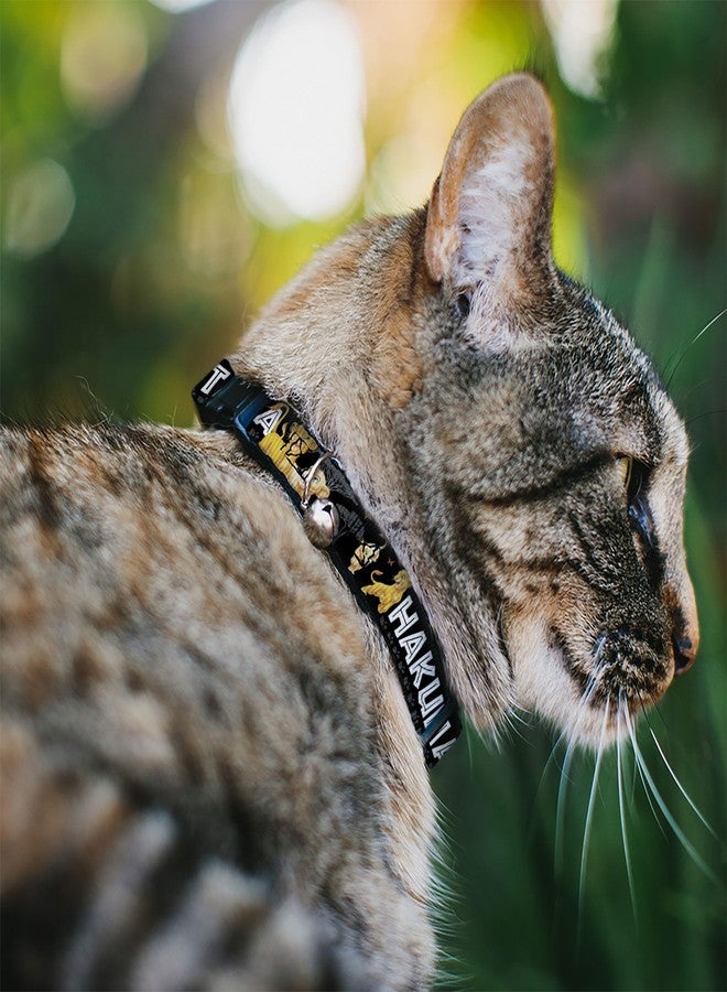 Buckle Down Buckle-Down Cat Collar Breakaway Lion King Simba Nala Hakuna Matata, Multicolor, 1/2" Wide - Fits 8-12" Neck - Medium (BAC-WDY046-NM) - Image 2