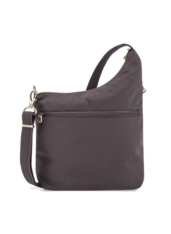 Travelon Antitheft Signature 3 Compartment Cross Body Bag Smoke  - Image 5