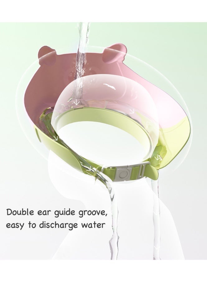 كاب دش الطفل بشفة عريضة متصلة - ماءمؤية سريعة، حماية كاملة لعين وآذن الطفل - Image 3