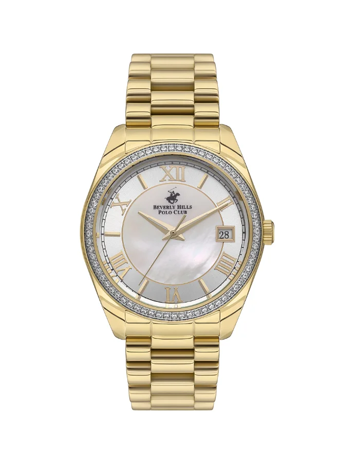 بيفرلي هيلز بولو كلوب Beverly Hills Polo Club Women 's White dial Analog watch - BP3592C.120