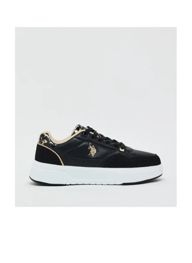 U.S. Polo Assn. U.S. Polo Assn Melodie GLB 5PR Women’s Sneakers – Black, Lace-Up Casual Shoes