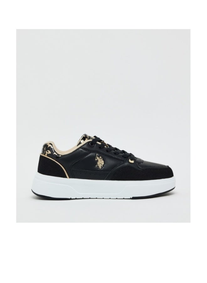 U.S. Polo Assn. أحذية رياضية نسائية من يو. إس. بولو أسن ميلودي GLB 5PR - سوداء، أحذية كاجوال مزودة بأربطة - Image 1