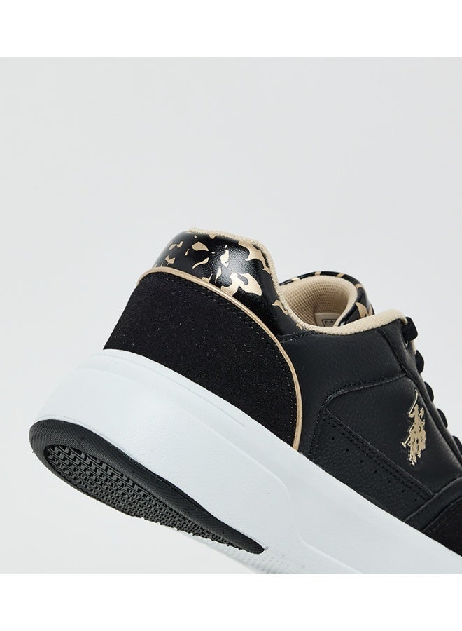 U.S. Polo Assn. أحذية رياضية نسائية من يو. إس. بولو أسن ميلودي GLB 5PR - سوداء، أحذية كاجوال مزودة بأربطة - Image 5