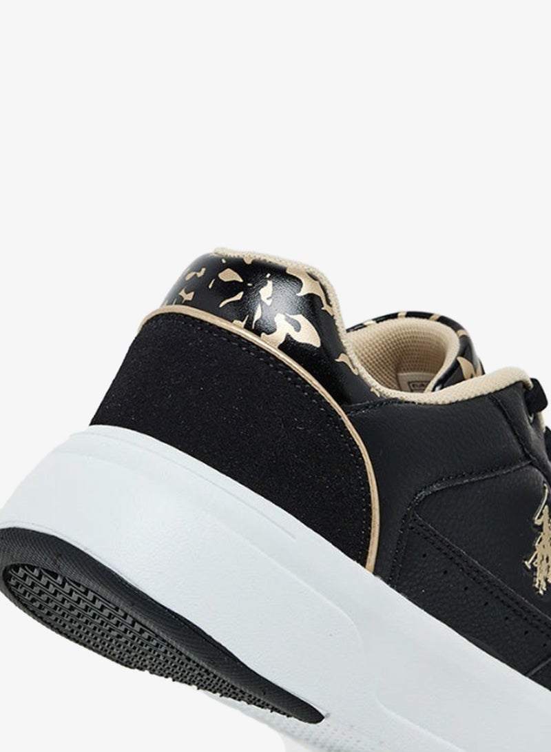 U.S. Polo Assn. أحذية رياضية نسائية من يو. إس. بولو أسن ميلودي GLB 5PR - سوداء، أحذية كاجوال مزودة بأربطة - Image 5