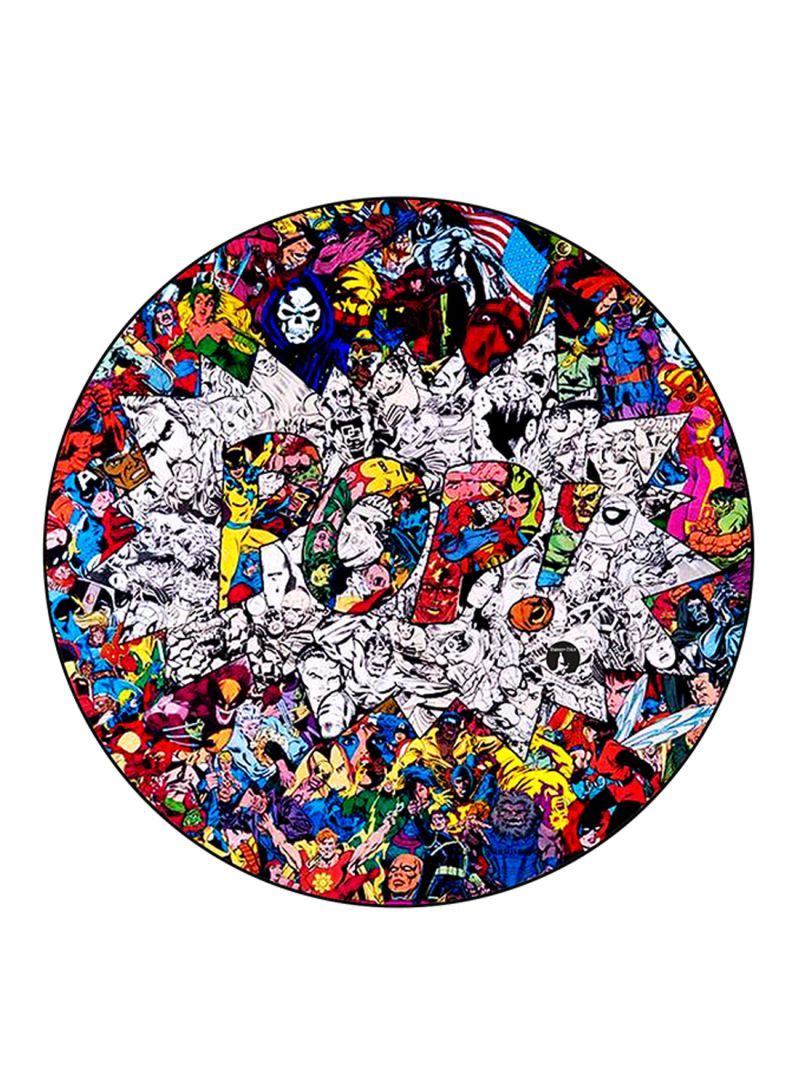 Superheroes Printed Mouse Pad Multicolour