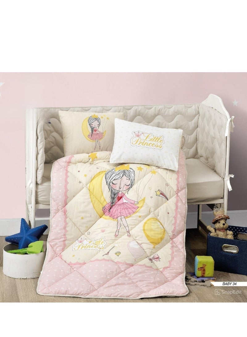 7-piece baby blanket, made in Turkey, 100% cotton, for your baby's comfort
