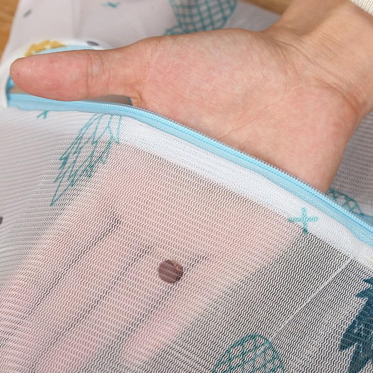 Jemego Assorted MiX Printed Laundry BagsDurable Laundry Bags With Premium ZipperDelicates Bag for Washing MachineTravel Storage bagsLaundry Bags for UnderwearBraBlouseSweateToys 40x50 - Image 5