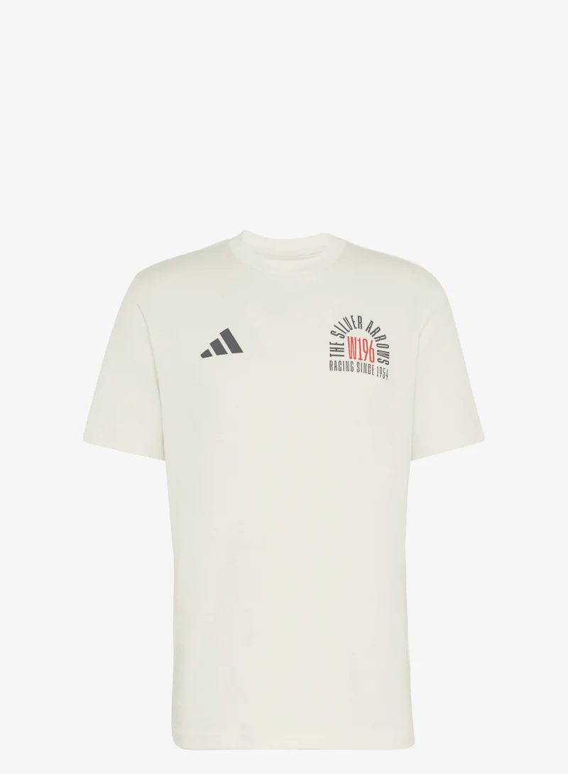 Adidas MERCEDES - AMG PETRONAS FORMULA 1 TEAM SILVER ARROWS 1955 GRAPHIC TEE