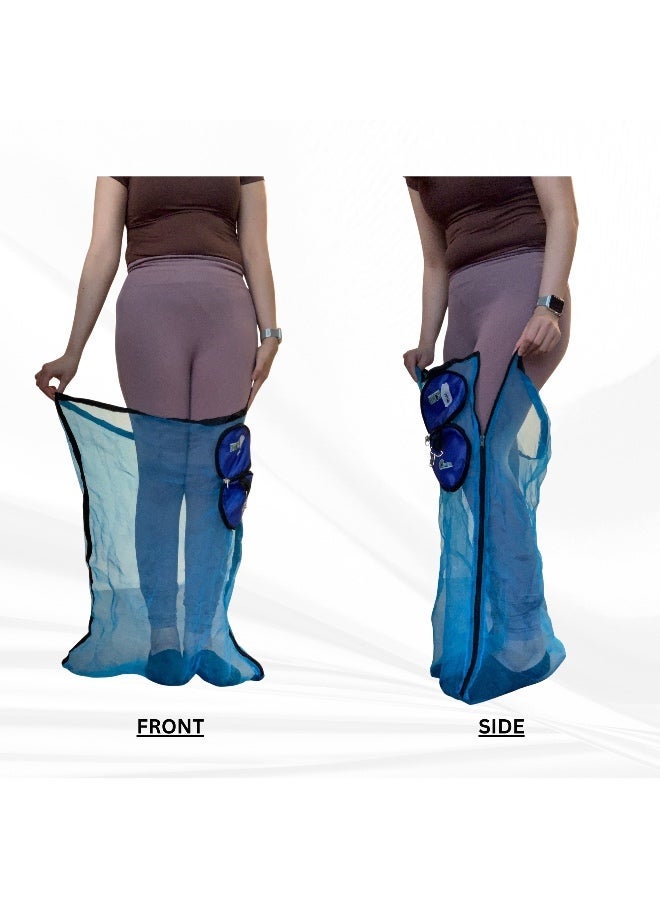 coku Compact Small Kulambo Mosquito Net – Foldable, Portable, Easy Setup Insect Protection, Knee Length - Proudly Made in the Philippines - Image 2
