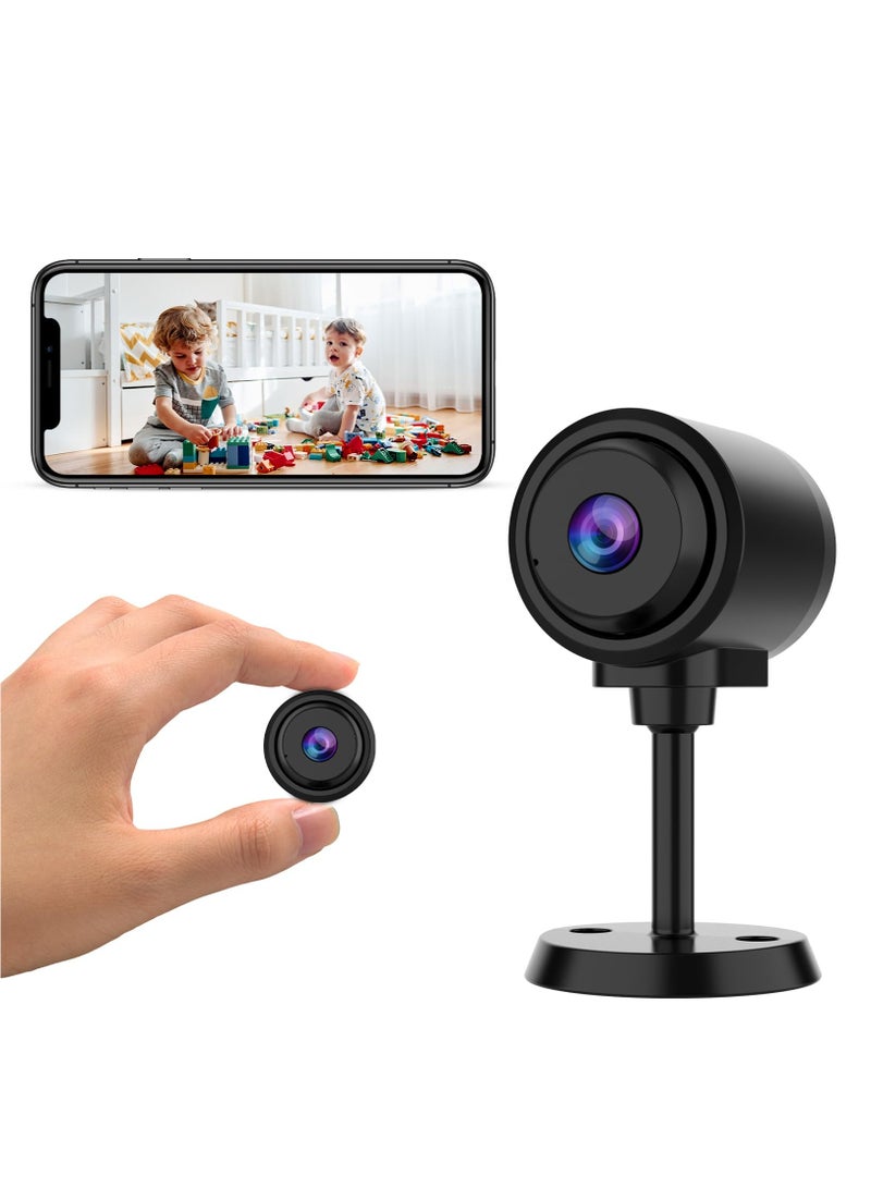 Excefore Tiny WiFi Camera for Home Security 1Pcs, Portable Battery Operated Camera with IR Night Vision, Human Detection, 136° Wide Angle, Baby Monitor Small Motion Activated Camera  - Image 1