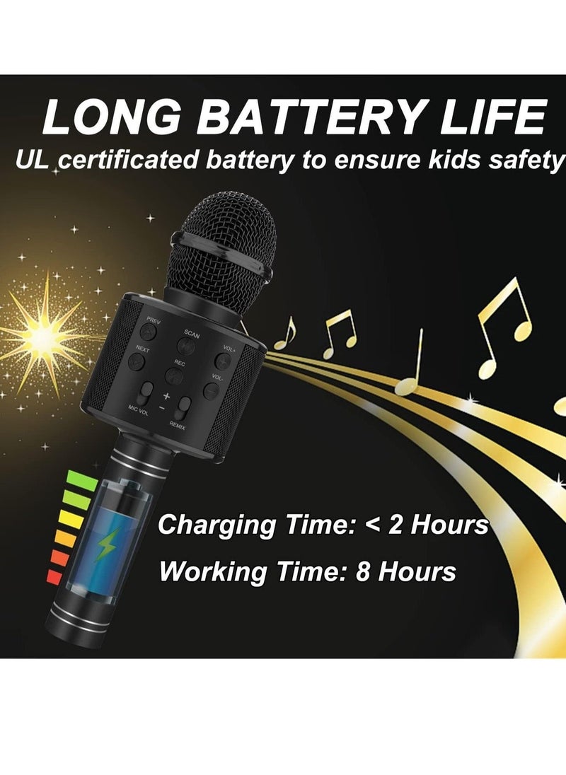 ELTRAZONE Bluetooth Karaoke Microphone Wireless Portable Singing Microphone for Kids Adults Karaoke Machine for Kids Toys Birthday Gifts Ideas - Image 5