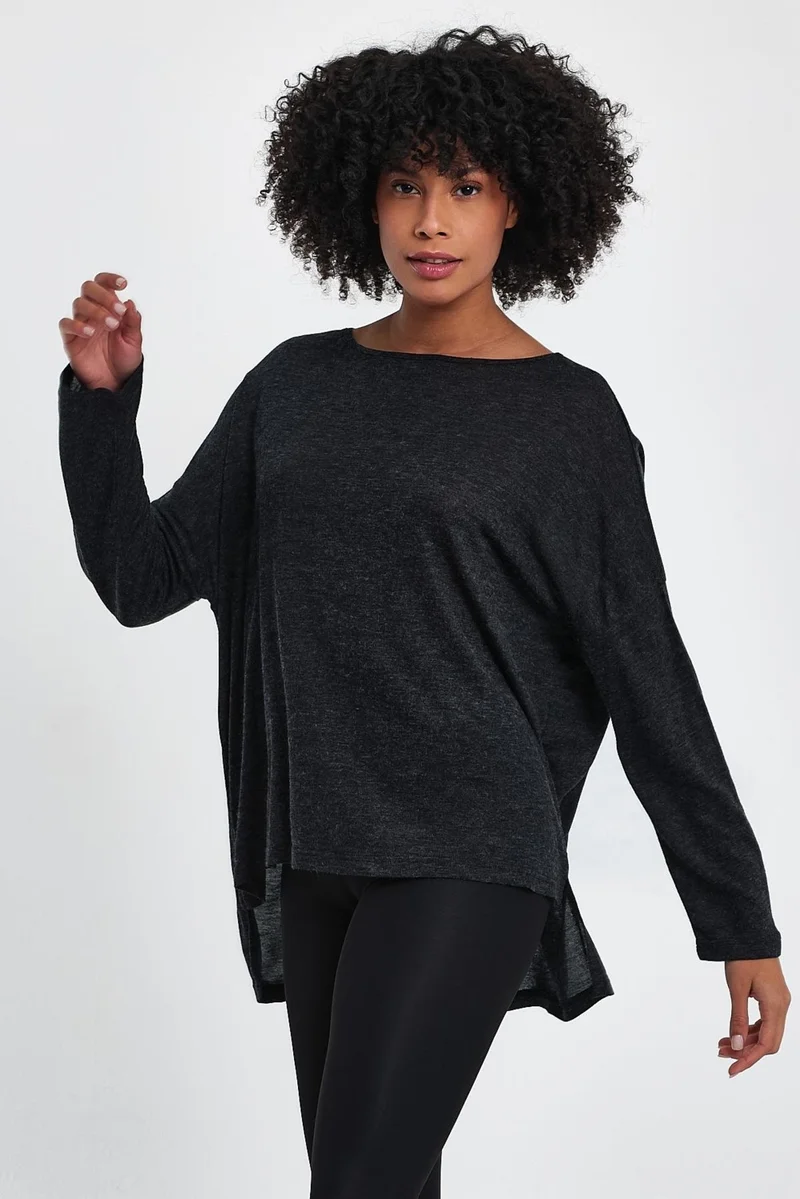 الكسندر جاردي Thin Knit BLOUSE with Piping Collar (B24-36800)