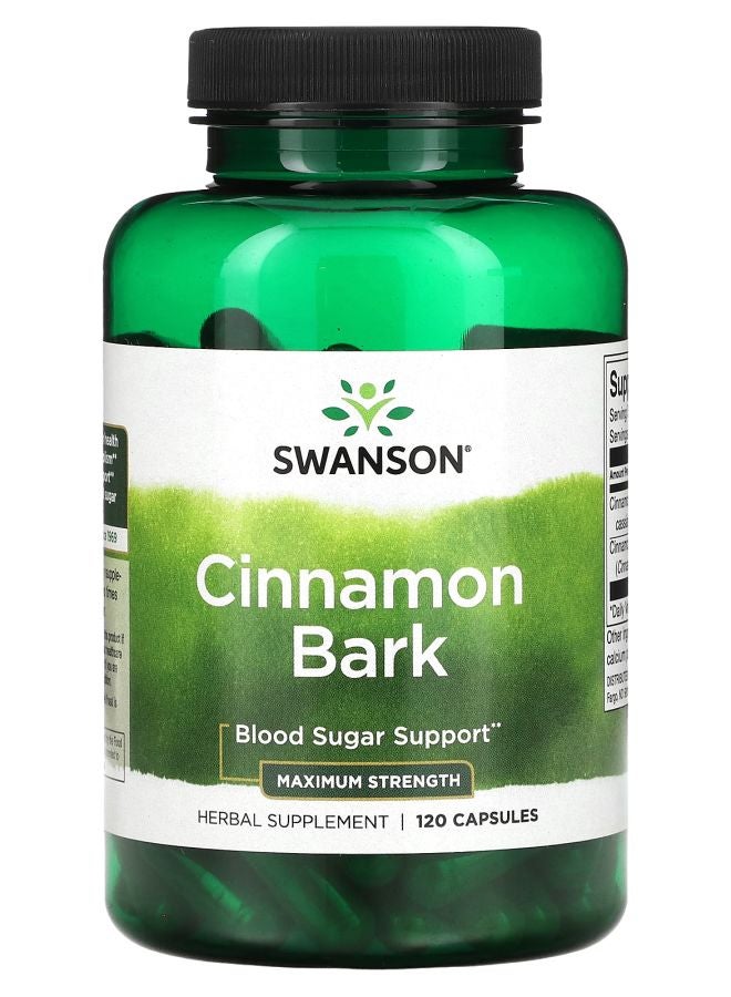 Cinnamon Bark Maximum Strength 120 Capsules