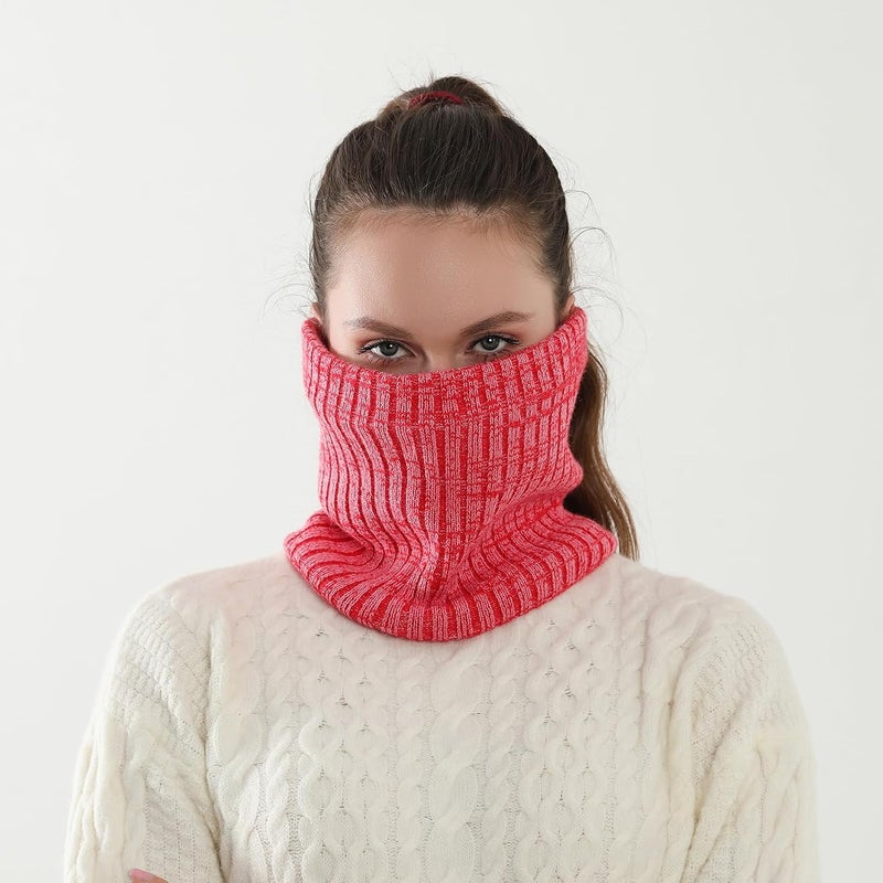 NovForth Winter Neck Warmer Men Ski, Neck Gaiter Face Scarf Women, Fleece Scarf for Men Gaiter Mask, Thick Windproof Scarves - Image 3