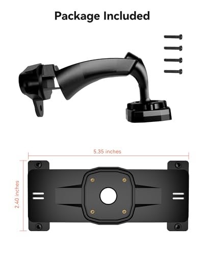 WOLFBOX Model 179 OEM Bracket Fit for 2018-2024 Jeep Wrangler Rubicon, for USB C G840S/G840H/G850/G900/G900PRO/G850PRO/G900 Tripro Mirror Dash Cam - Image 3