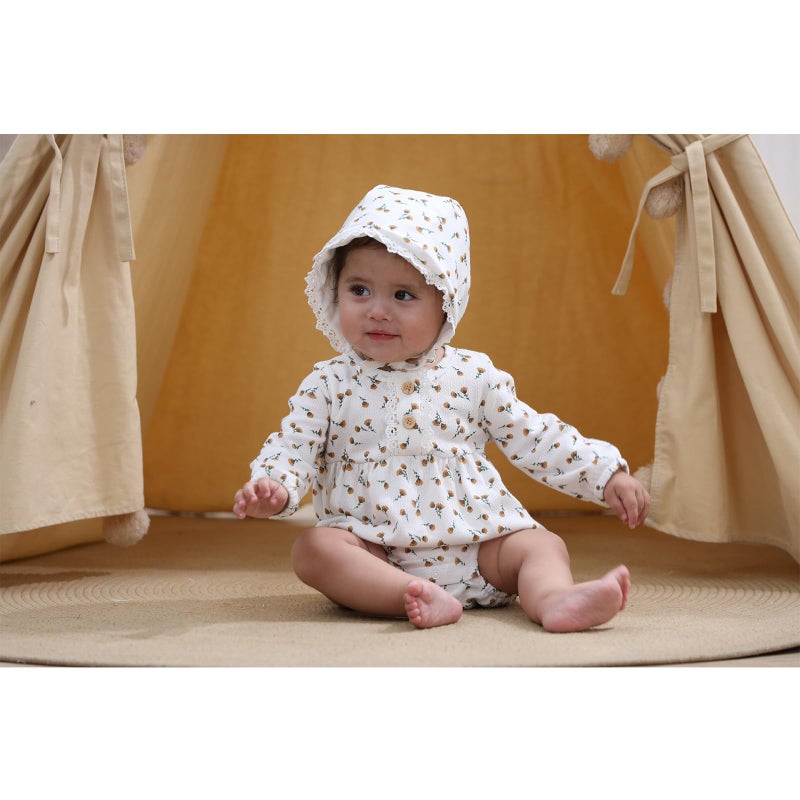 Ecojoy Newborn Baby Girl Bodysuit Baby Clothes Long Sleeve 3 Outfit Bundle Mix Match - Image 3