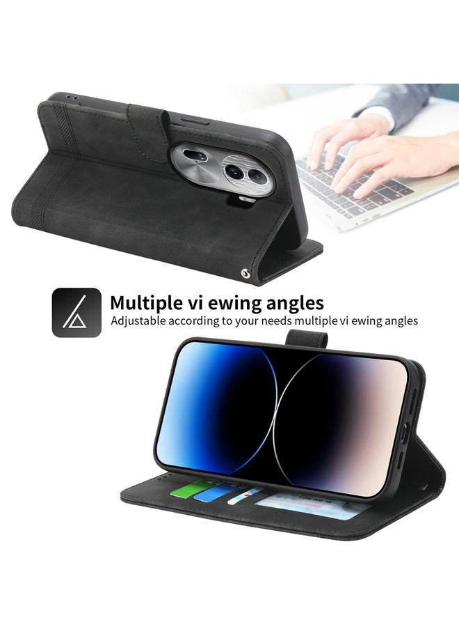 S-TOP Case For OPPO Reno11 Pro China Dierfeng Dream Line TPU Hybrid PU Leather Phone Case - Image 4