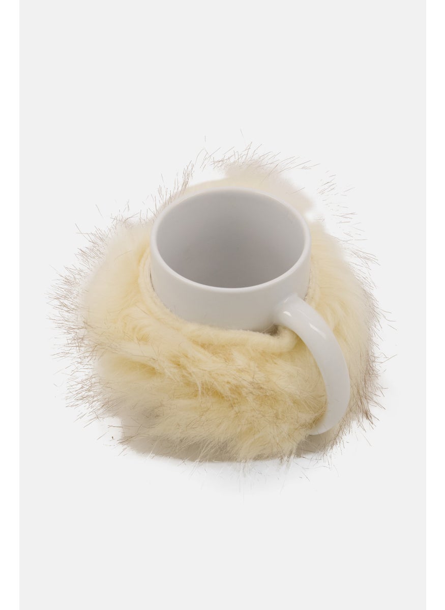 Fake Fur Mug 300ml, White - pzsku/Z095E88068795FEC3E63BZ/45/_/1729779362/f7c02976-ec05-4dcb-8de9-e8f36bbcaa12