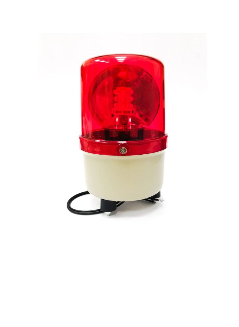 Auspicious Rotary Warning Light Red LED Screw Mount Base 220VAC A100R - Image 2